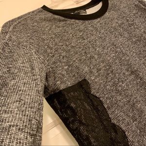 Zara Dark Gray and Black Tunic